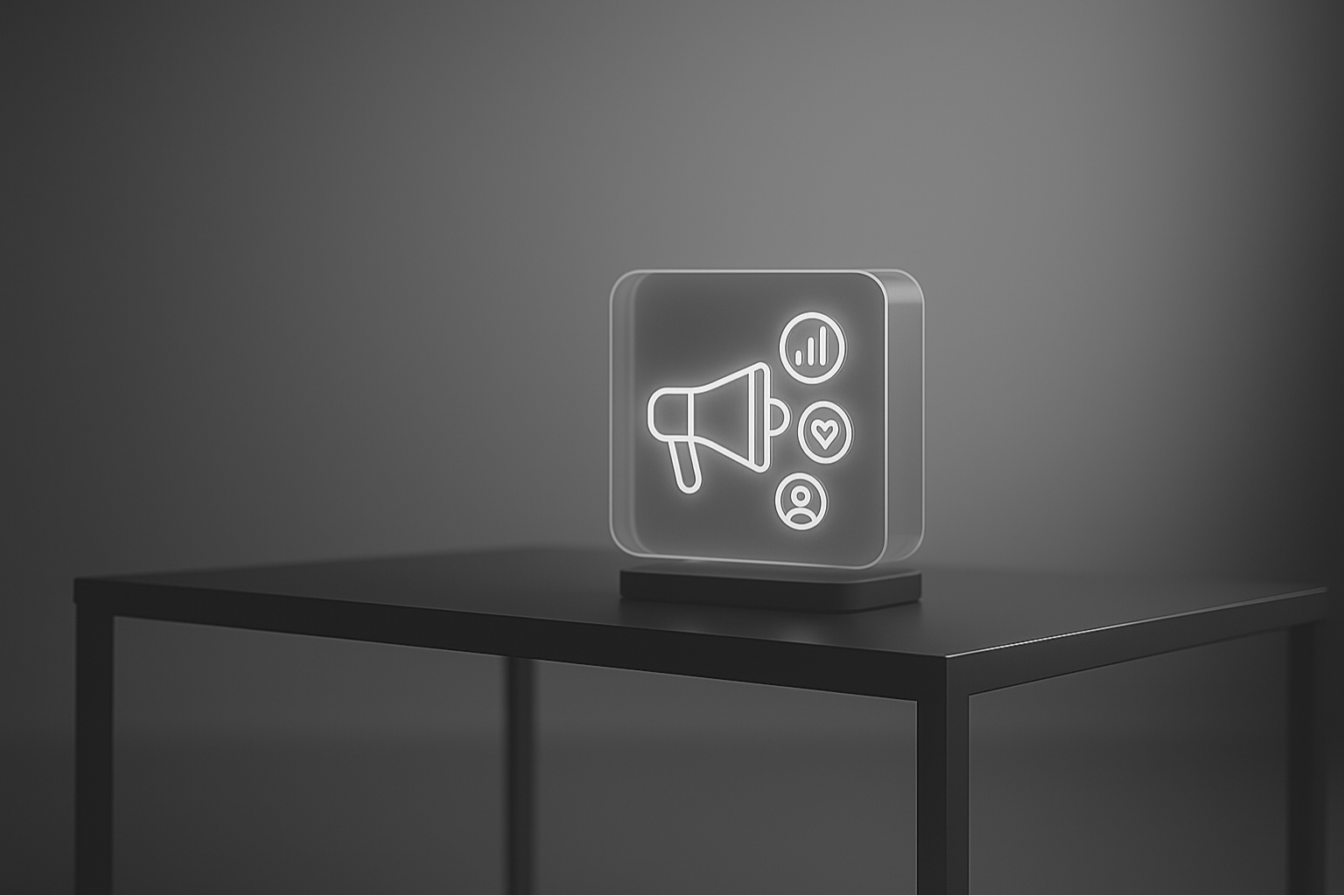 Analytics dashboard with marketing metrics